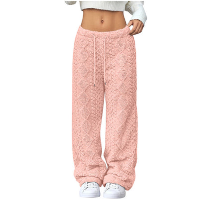 ❄️Fleece-Lined Warmth, Straight & Comfortable👖 Women's Fleece-Lined Straight Pants – Warm Lining, Soft & Skin-Friendly ✨
