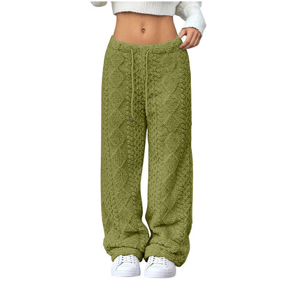 ❄️Fleece-Lined Warmth, Straight & Comfortable👖 Women's Fleece-Lined Straight Pants – Warm Lining, Soft & Skin-Friendly ✨