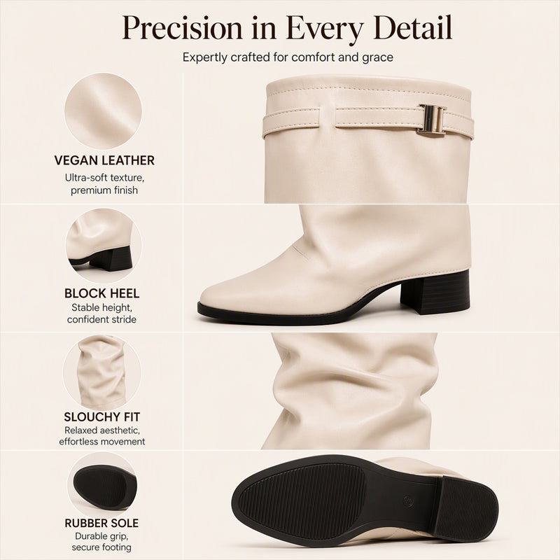 👢Comfortable & Versatile, Everyday Wear – Women's Slouchy Knee High Boots ✨