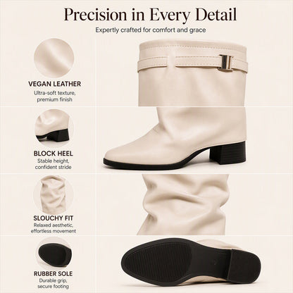 👢Comfortable & Versatile, Everyday Wear – Women's Slouchy Knee High Boots ✨