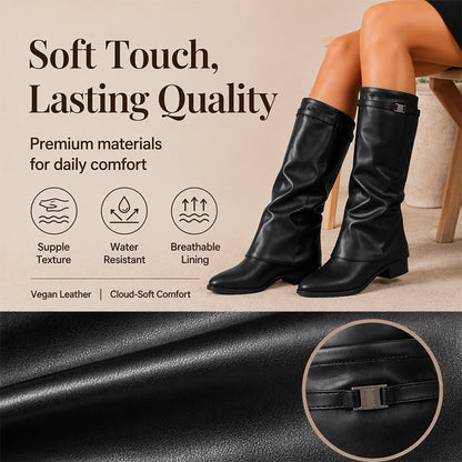 👢Comfortable & Versatile, Everyday Wear – Women's Slouchy Knee High Boots ✨