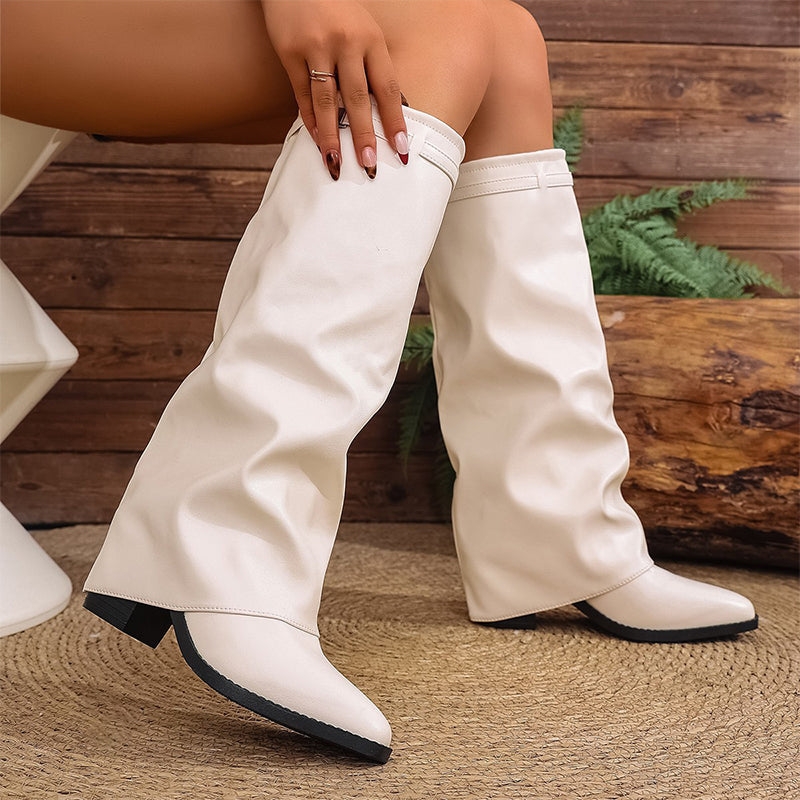 👢Comfortable & Versatile, Everyday Wear – Women's Slouchy Knee High Boots ✨