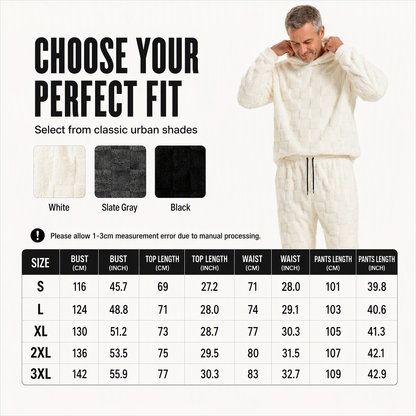 ☁️Comfortable & Relaxed, Everyday Casual – Men's Hooded Sweatshirt & Sweatpants Set ✨