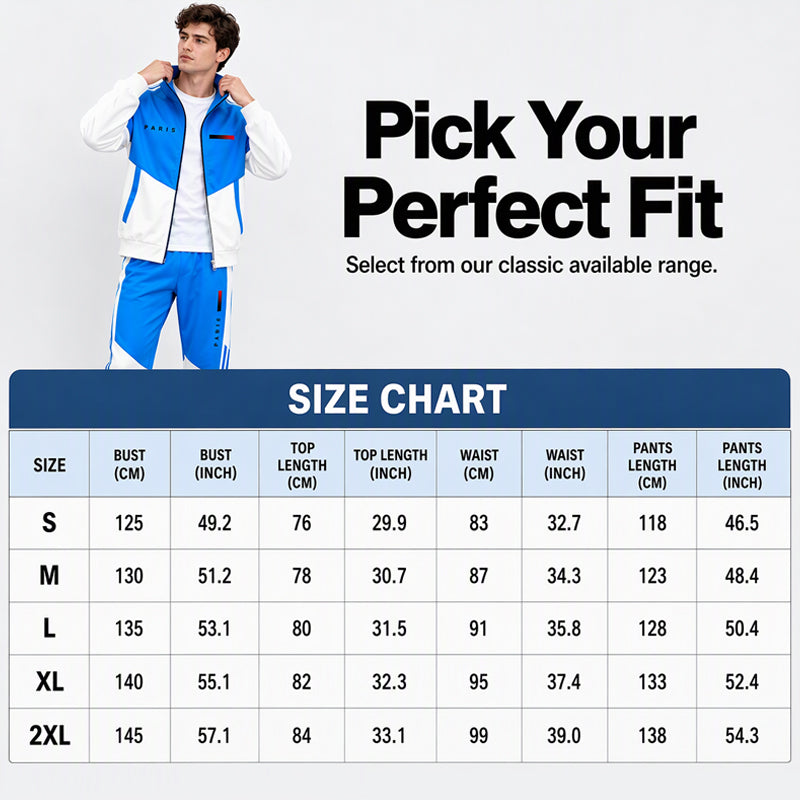 ☁️Comfortable & Adjustable, Everyday Versatile – Men's Colorblock Zip-Up Jacket & Drawstring Pants Set ✨