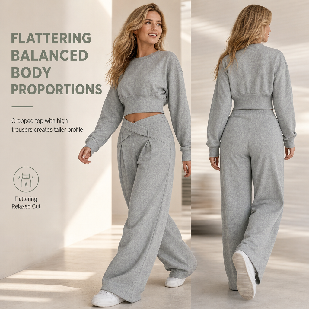 ☁️Loose & Comfortable, Home Relaxation – Women's Stretch Knit Lounge Set ✨