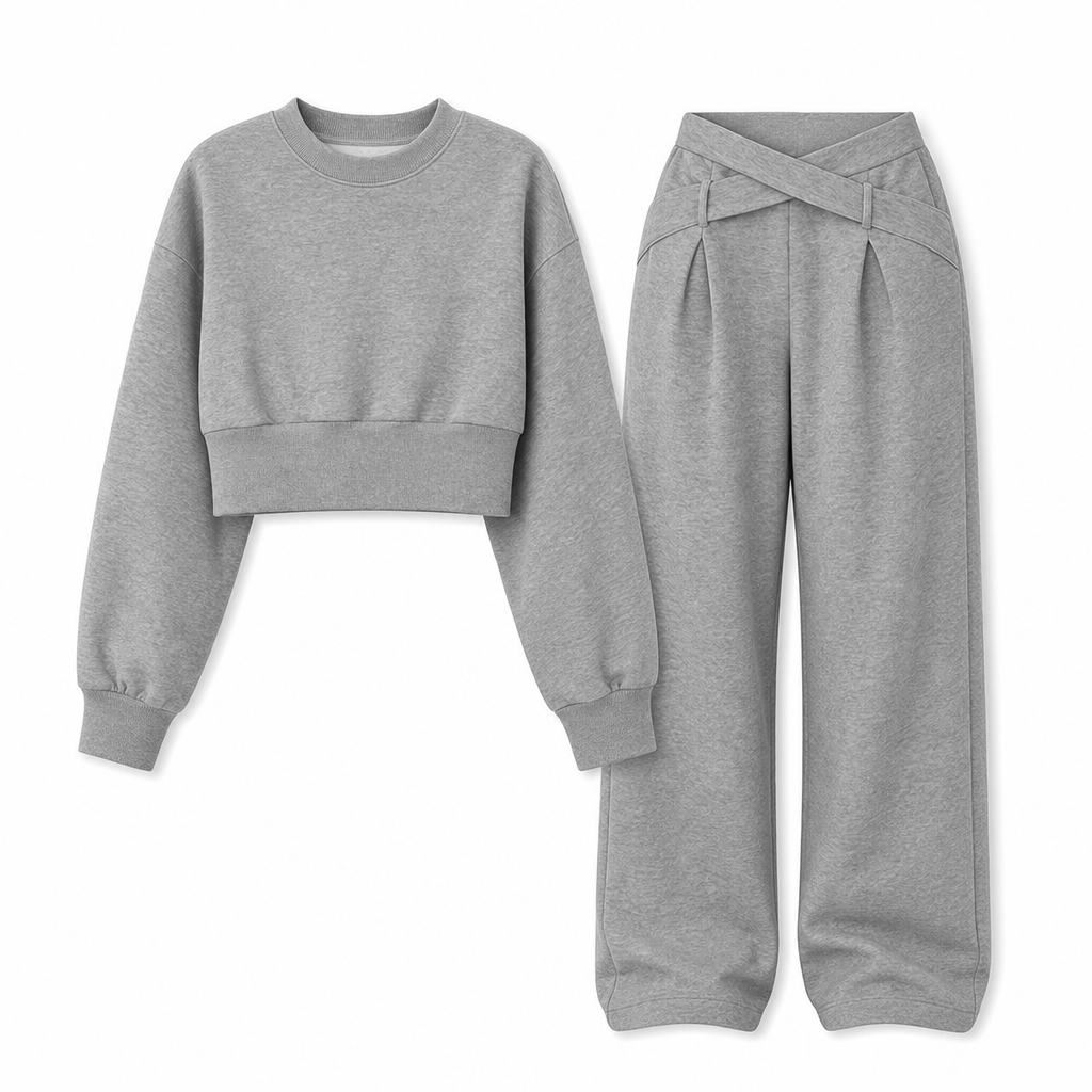 ☁️Loose & Comfortable, Home Relaxation – Women's Stretch Knit Lounge Set ✨