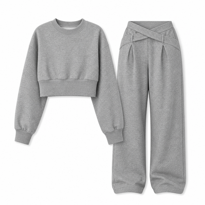 ☁️Loose & Comfortable, Home Relaxation – Women's Stretch Knit Lounge Set ✨