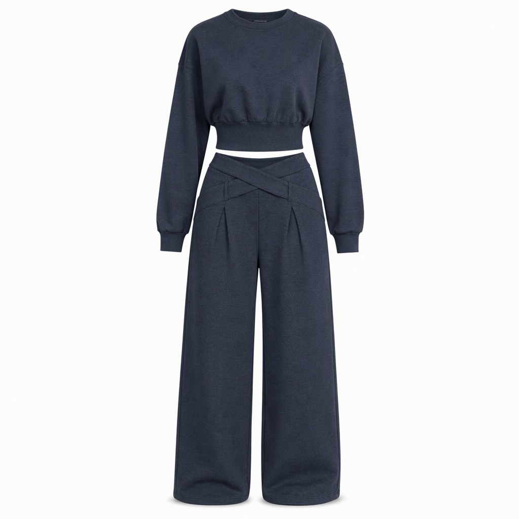 ☁️Loose & Comfortable, Home Relaxation – Women's Stretch Knit Lounge Set ✨