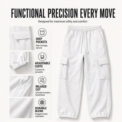 👖Casual & Versatile, Everyday Wear – Men's Drawstring Cargo Pants, Effortless Style ✨