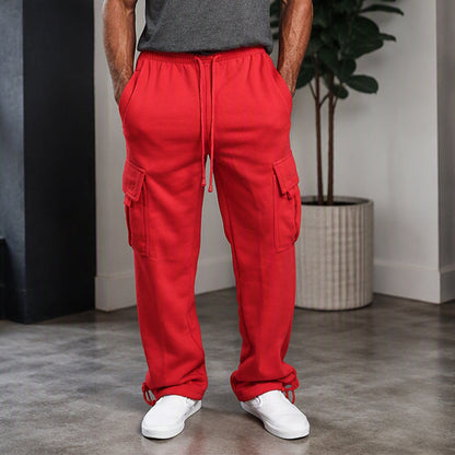 👖Casual & Versatile, Everyday Wear – Men's Drawstring Cargo Pants, Effortless Style ✨