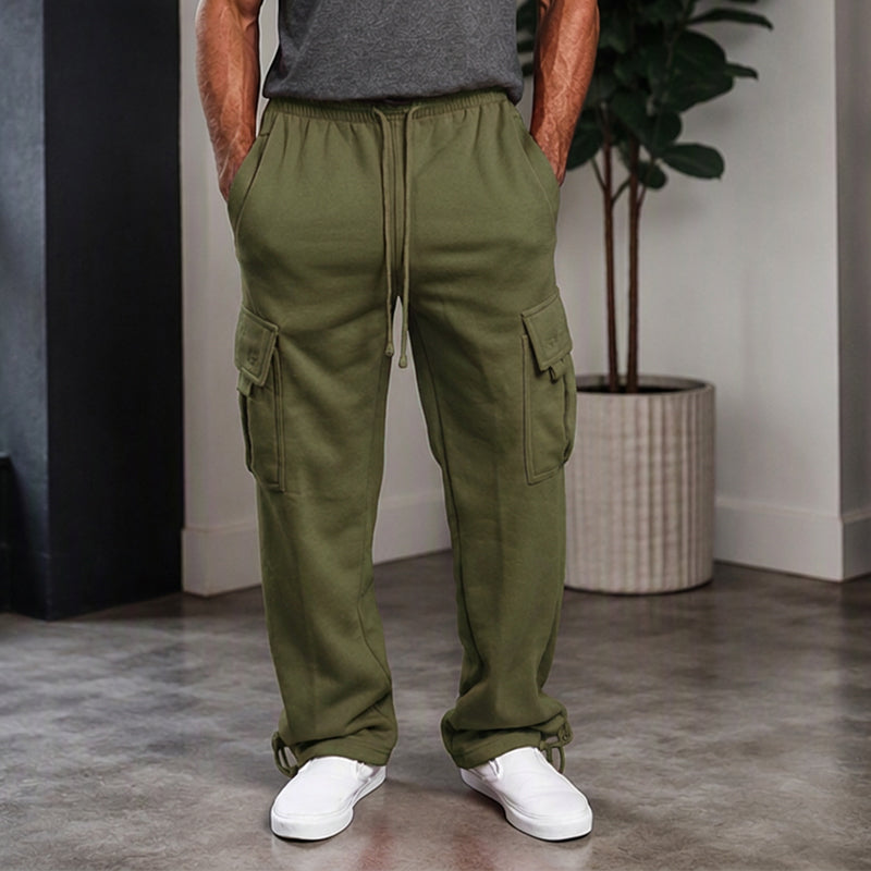 👖Casual & Versatile, Everyday Wear – Men's Drawstring Cargo Pants, Effortless Style ✨