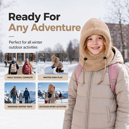 ❄️🧣 Children's Windproof Thermal Balaclava – Full-Coverage Warmth, Safe & Cozy ✨