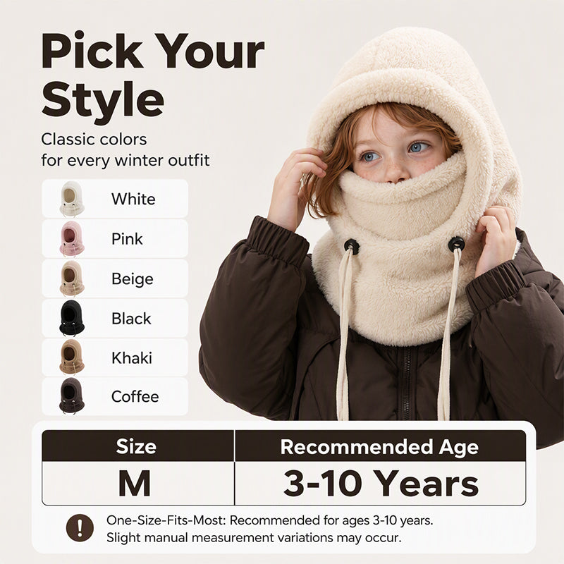 ❄️🧣 Children's Windproof Thermal Balaclava – Full-Coverage Warmth, Safe & Cozy ✨