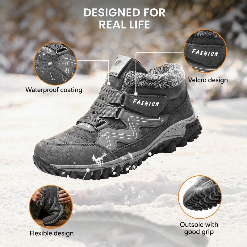 ❄️Thick Thermal Lining, Heat-Locked Warmth – Unisex Winter Outdoor Ankle Boots ✨