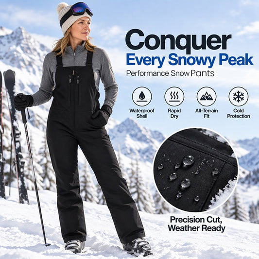 ❄️Waterproof & Snowproof, Ski Protection – Unisex Waterproof Ski Bib Pants ✨