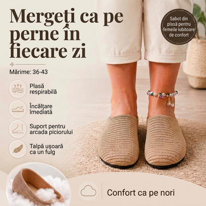 👡 Confort și Stil: Mules Tricotate Respirabile! ✨